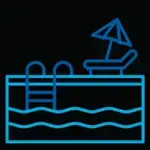 Commercial pool service icon